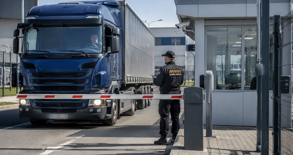пропуск машины с территории