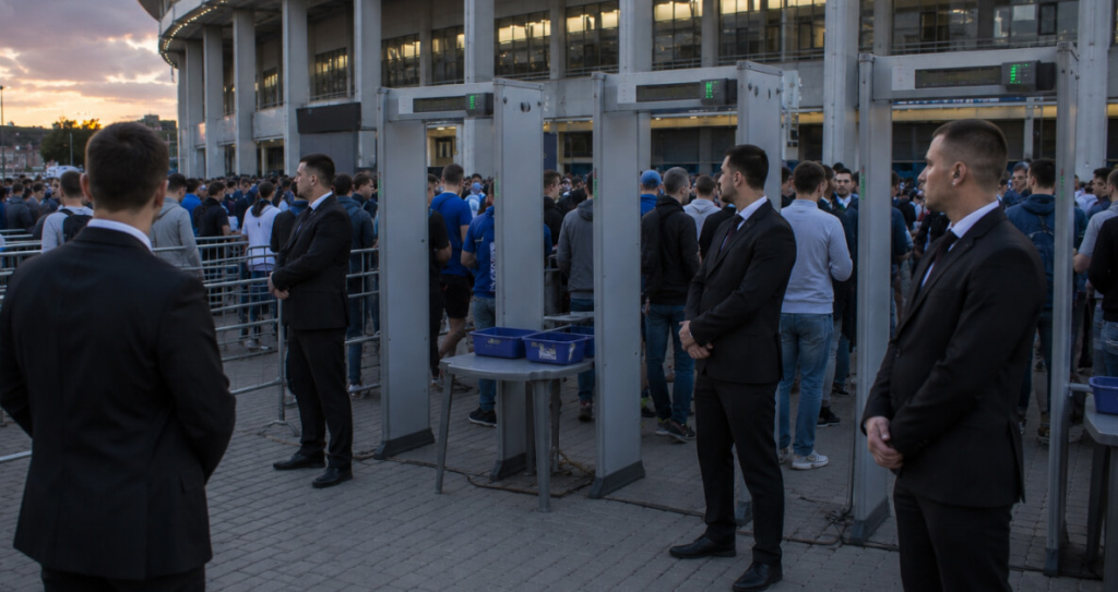 охрана на спортивном мероприятии